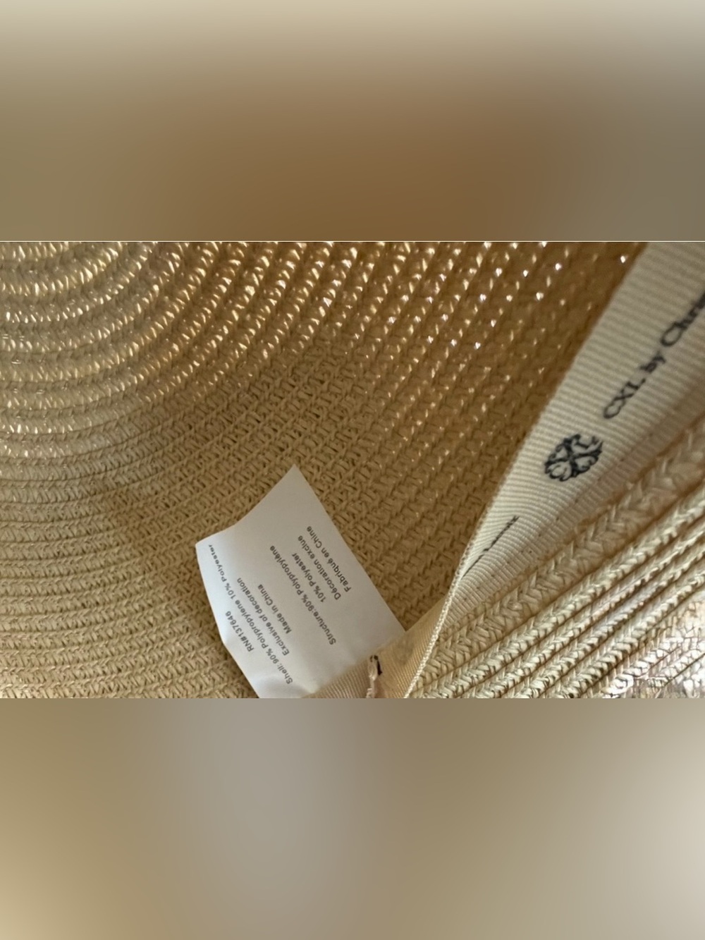 CHRISTIAN LACROIX CXL Paloma Straw 2-In-1 Hat & Tote Bag Set - Picture 12 of 15